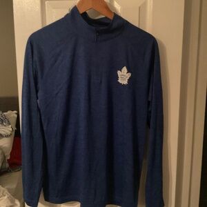 Toronto Maple Leafs Fanatics Men’s Blue long sleeve zip blue M medium